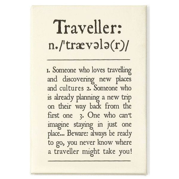 Μαγνητάκι Traveller