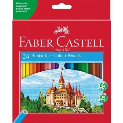 Ξυλομπογιές Faber-Castell 24 χρώματα