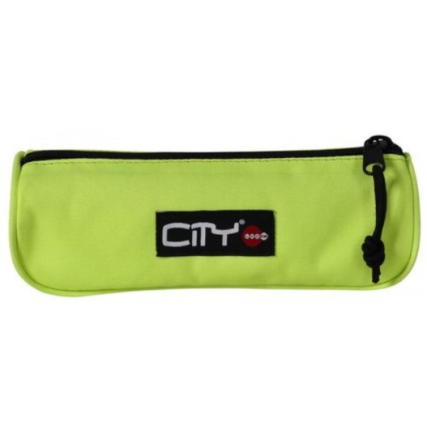 Κασετίνα Βαρελάκι City Eclair Bubblegum Fluo yellow