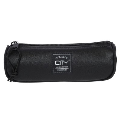 Κασετίνα Βαρελάκι City Eclair Leatherlike black