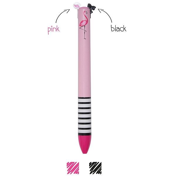 Στυλό gel με 2 χρώματα Click&Clack Flamingo Στυλό gel με 2 χρώματα Click&Clack Flamingo