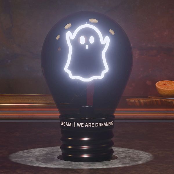 Επιτραπέζια λάμπα LED Bulb Fiction Legami Ghost