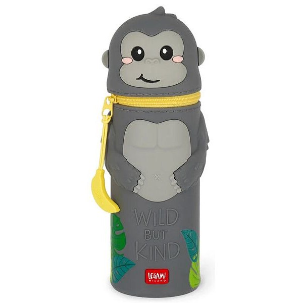 Κασετίνα 2 Σε 1 Legami Kawaii Gorilla "Wild but Kind"