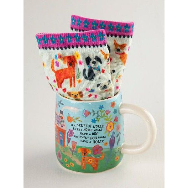 Σετ κούπα και κάλτσες Every Dog Would Have a Home