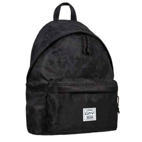 Σακίδιο Πλάτης Camo black velvet