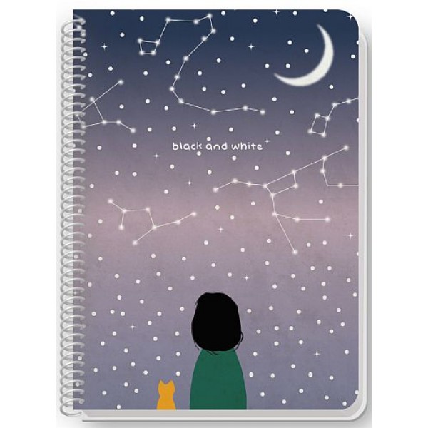 Τετράδιο σπιραλ Black & White Desire 21x29 Τετράδιο σπιραλ Black & White Desire 21x29