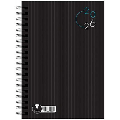 Classic 2026 daily spiral calendar