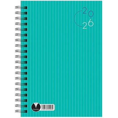 Classic 2026 daily spiral calendar