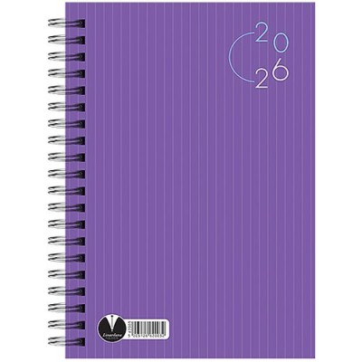 Classic 2026 daily spiral calendar