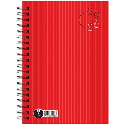 Classic 2026 daily spiral calendar