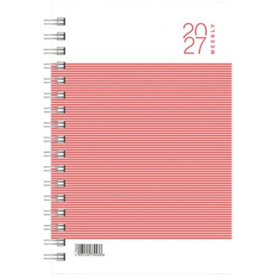 Εβδομαδιαίo ημερολόγιο σπιραλ Classic 2027 με planner του 2028