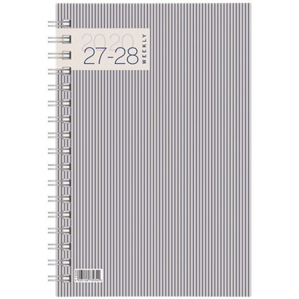 Εβδομαδιαίo ημερολόγιο σπιραλ Classic 2 ετών (2027-2028) με planner του 2029