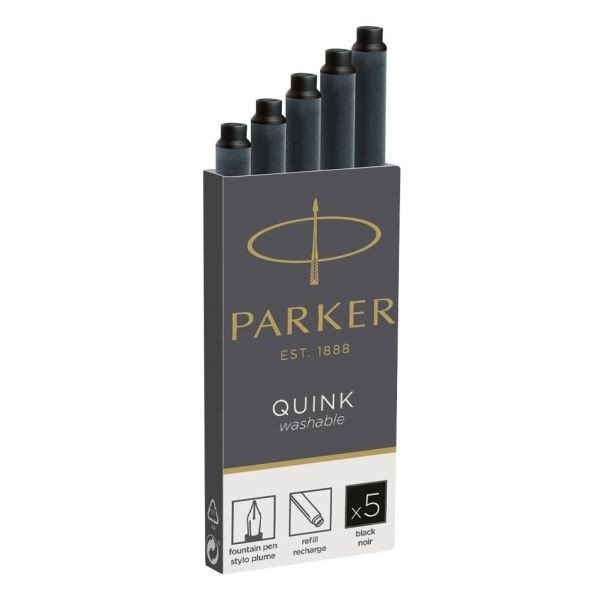 Ανταλλακτικό μελάνι για πένα Parker μαύρο
