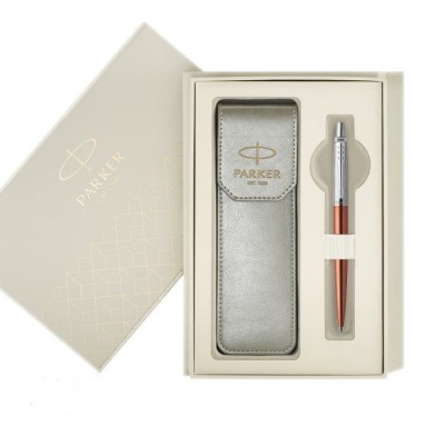 Parker Jotter Core Chelsea Orange CT Σετ στυλό με θήκη