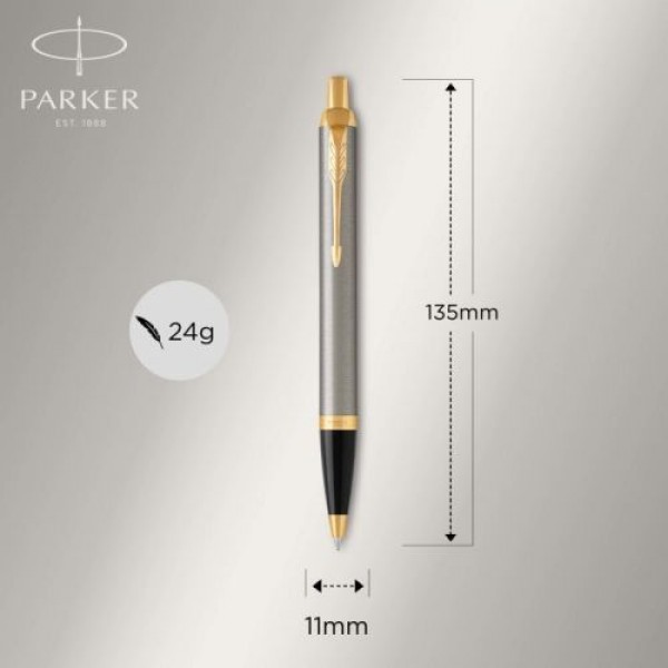 Σετ Parker I.M. Core BR Mettal Στυλό Roller & Στυλό Διαρκείας Σετ Parker I.M. Core BR Mettal Στυλό Roller & Στυλό Διαρκείας