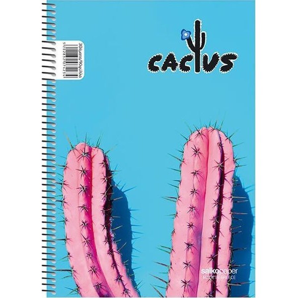 Τετράδιο σπιραλ Cactus 21x29