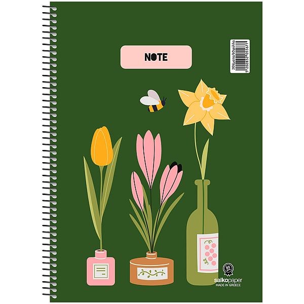 Τετράδιο σπιραλ Note 17x25