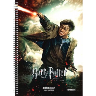 Τετράδιο σπιραλ Harry Potter 17×25