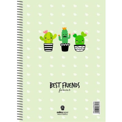 Τετράδιο σπιραλ Best friends 17x25 Τετράδιο σπιραλ Best friends 17x25