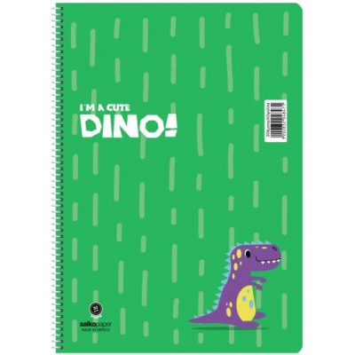 Τετράδιο σπιραλ Dino 21x29