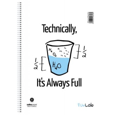 Τετράδιο σπιραλ Funlab 21x29