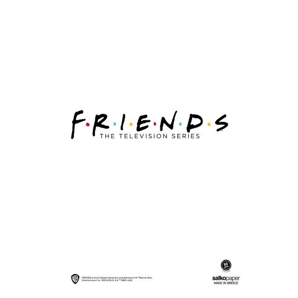 Τετράδιο σπιραλ Friends 17x25