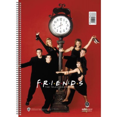 Τετράδιο σπιραλ Friends 21x29