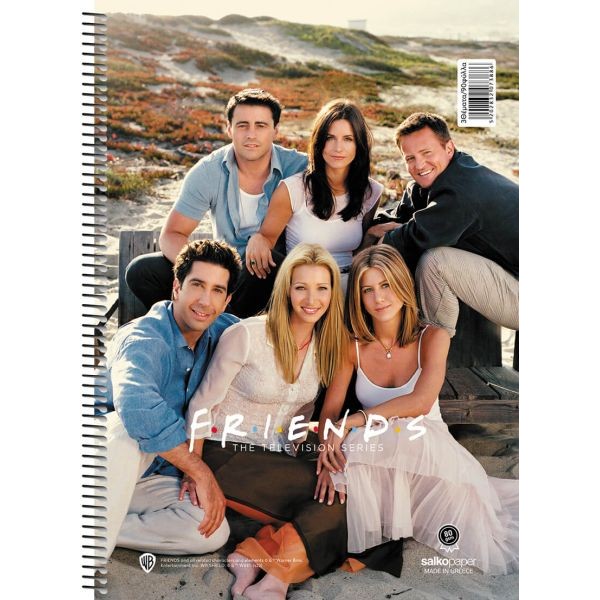 Τετράδιο σπιραλ Friends 17x25