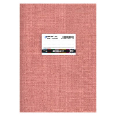 Τετράδιο καρφίτσα Colorline κόκκινο 21x29